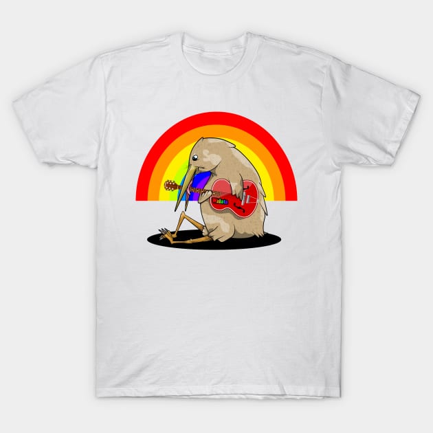 Kiwi Waiata T-Shirt by mailboxdisco